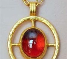 HESSONITE-RAHU-ASTROLOGICAL-PENDANT-CABOCHON-min